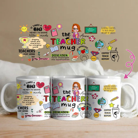 Custom Personalized The Teacher Mug - Gift Idea For Teacher