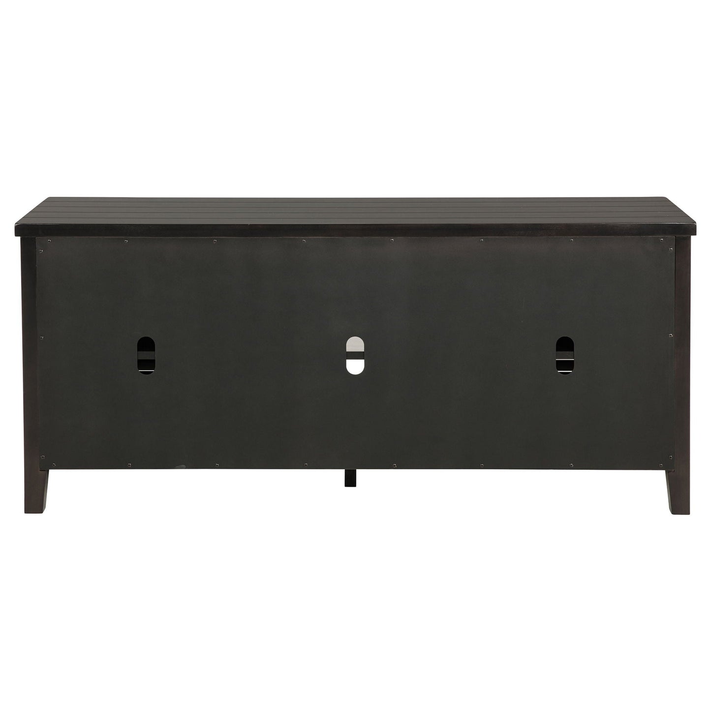 Sutter - 2 Door TV Stand With Mission Design - Dark Brown