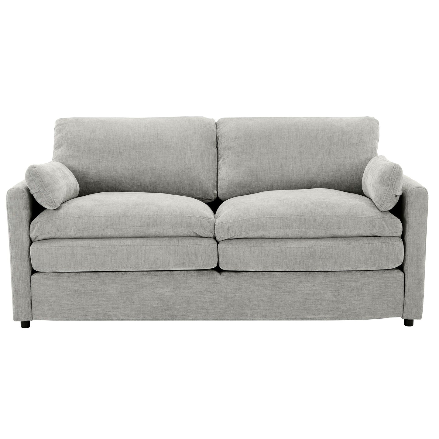Cozy Upholstered Cushion Loveseat Sofa For Living Room