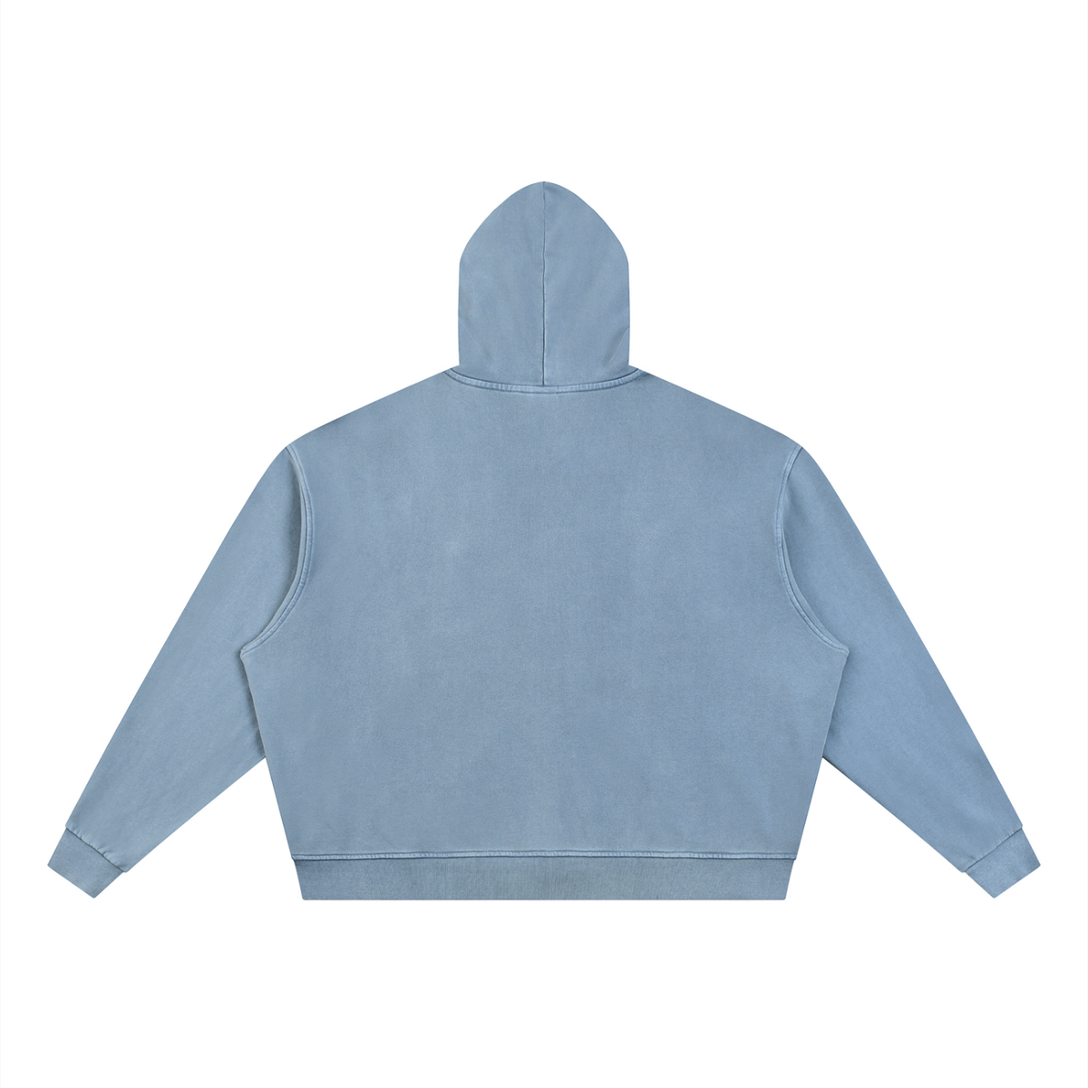 Loki & Ivy Unisex Vintage Wash Full Zip Boxy Hoodie