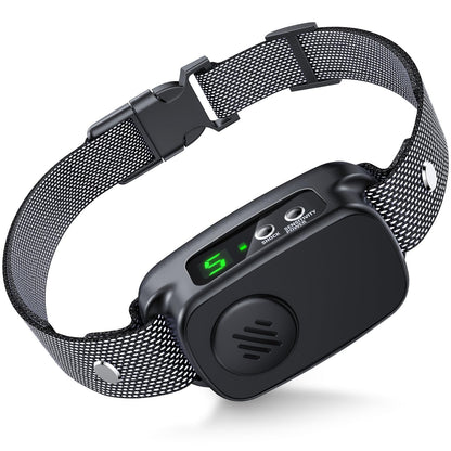 Dog Bark Collar, Automatic Bark Collar For Medium Large Dogs IP67 Waterproof Rechargeable Barking Collar With Beep Vibration & Shock, 5 Adjustable Sensitivity Levels