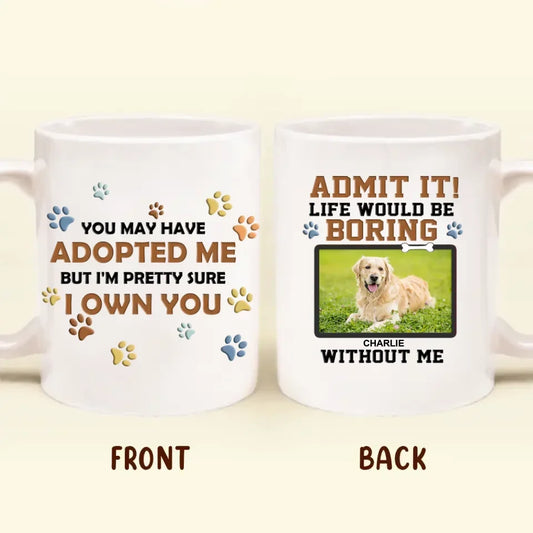 Personalized Dog Photo Coffee Mug - Gift Idea For Dog Mom & Dog Dad