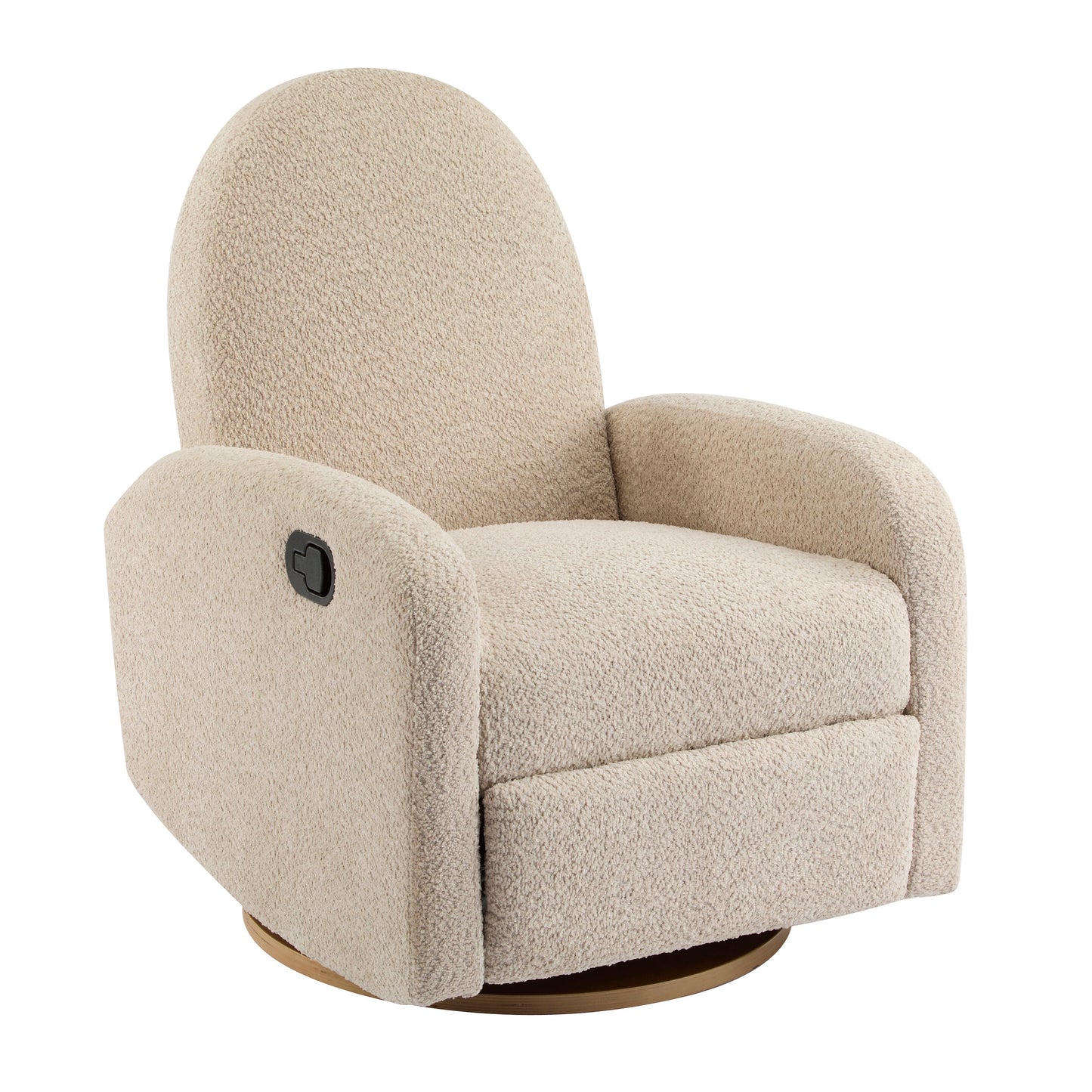 360 Swivel and Glider Recliner Chair - Almond