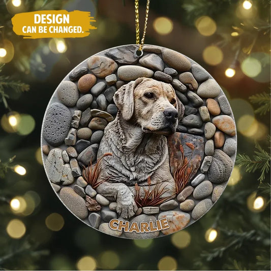 Personalized Dog Breed Aluminum Ornament - Christmas Gift Idea For Dog Lover