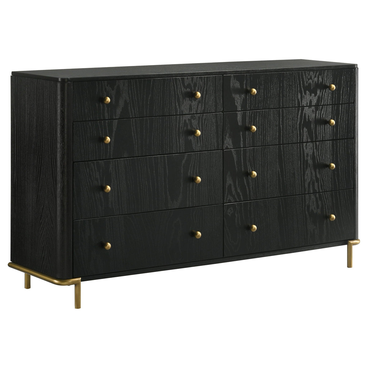 Arini 4-piece California King Bedroom Set Cream and Black