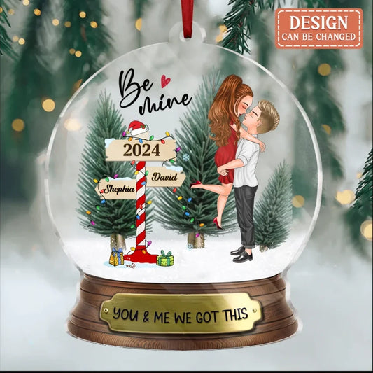 Personalized Couple Acrylic Ornament - Christmas Gift Idea For Couple - Merry Christmas