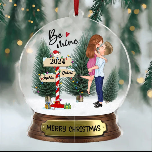 Personalized Couple Acrylic Ornament - Christmas Gift Idea For Couple - Merry Christmas