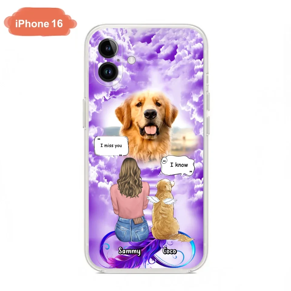 Personalized Memorial Pet iPhone/Samsung Case - Upload Photo - Memorial Gift Idea For Dog/Cat/Rabbit Lover