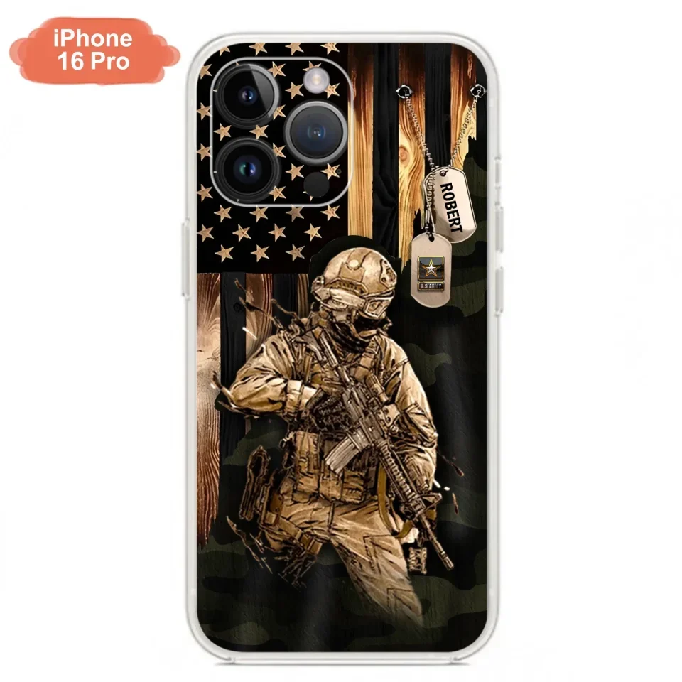 Custom Personalized Veteran iPhone/ Samsung Phone Case - Gift Idea For Veteran