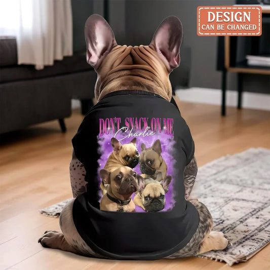 Personalized Pet Vintage AOP Big Dog's Tank Top - Upload Photo - Gift Idea For Your Dog/Cat - Don't Sack On Me