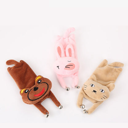 Cute Cat Rabbit Red Panda Mint Plush Toy With Bell