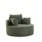 Modern Single Sofa With Backrest Pillow For Living Room