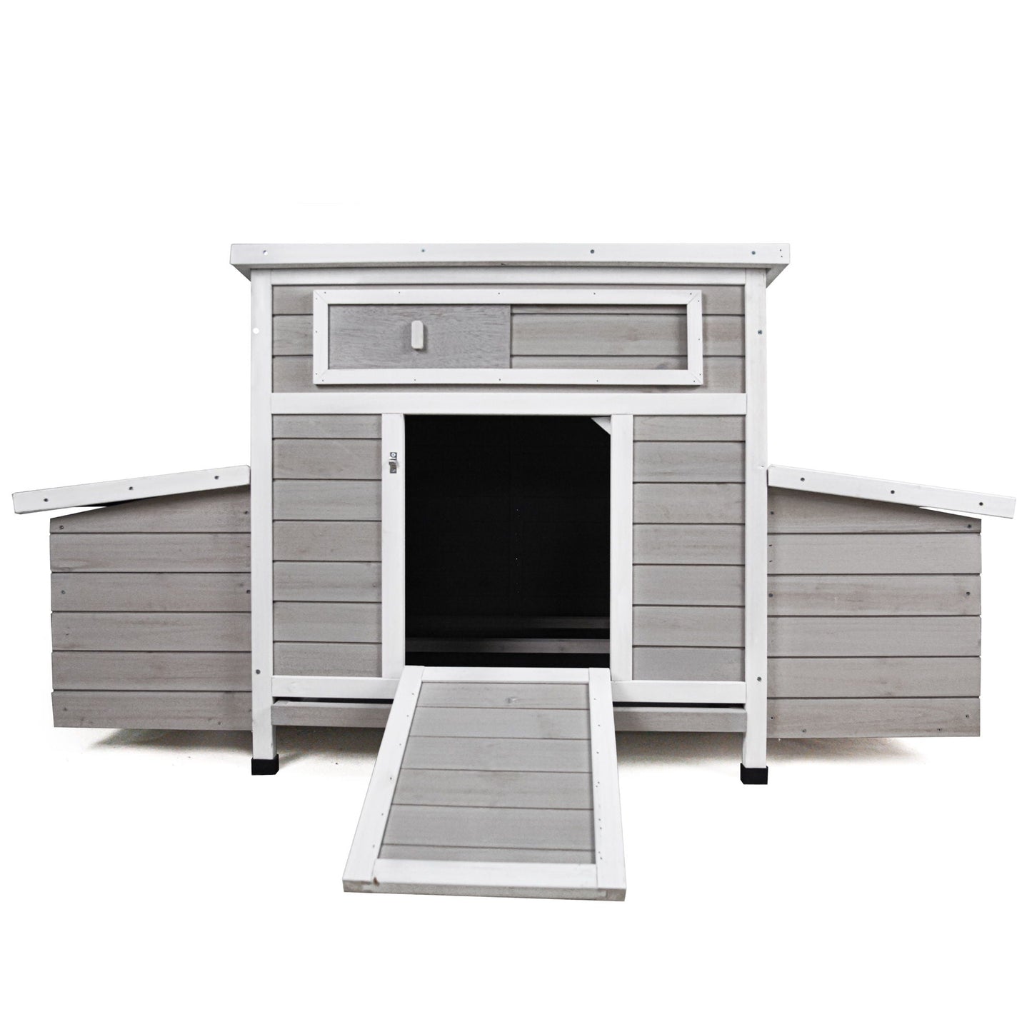 Large Chicken Coop Outdoor Hen House & Dual Nesting Boxes