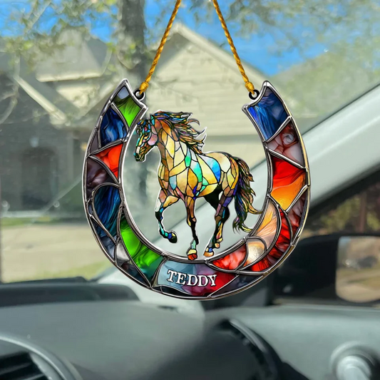 Personalized Horse Acrylic Ornament - Gift Idea For Horse Lover