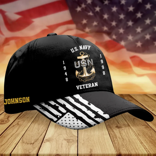 Personalized Veteran Hat – Gift Idea For Veterans