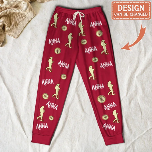 Personalized Hiking AOP Unisex Sweatpants - Gift Idea For Hiking Lover