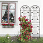 2 Pack Metal Garden Trellis 86.7" x 19.7" Rustproof Trellis for Climbing Plants