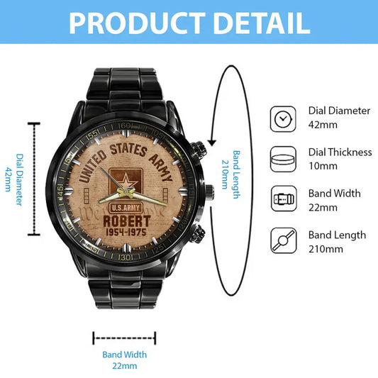 Personalized Veteran Watch - Father's Day Gift Ideas For Veteran