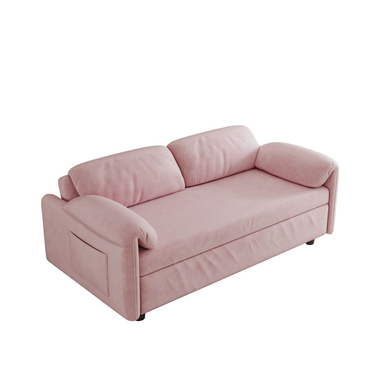 Sofa, Dual Purpose Lounge With Retractable Queen Size Bed