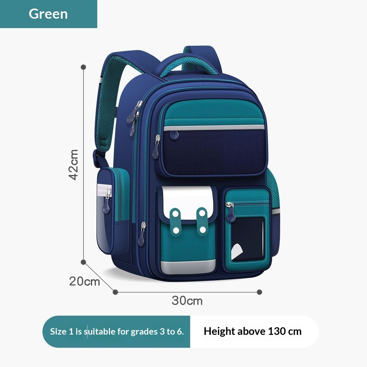 Elementary School Spine-Protecting Backpack