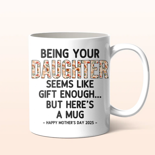 Personalized Daughter Coffee Mug - Gift Idea For Mother From Daughter/Son - Happy Mother's Day