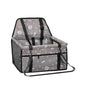 Pet Car Seat, Breathable Foldable Cat Dog Car Booster Seat With Safety Leash & Mesh Window, Waterproof Oxford Cloth Vehicle Travel Basket For Small Medium Dogs & Cats