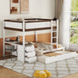 Bunk Bed With Twin Size Trundle, Storage And Desk