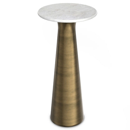 Nicollette - Side Table - Antique Brass