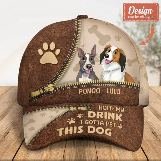Personalized Dog Mom Classic Cap - Gift Idea for for Dog Lovers - Dogs Make Me Happy