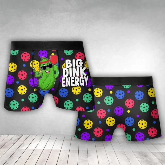 Big Dink Energy Pickleball AOP Men's Boxer Briefs - Gift Idea For Him/ Husband