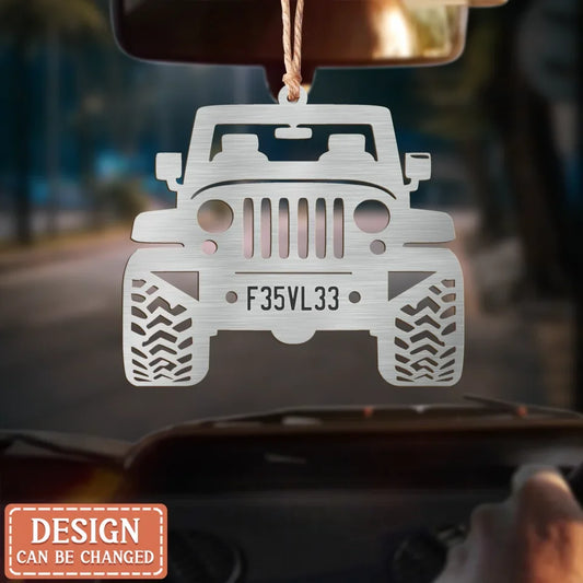 Personalized Car Aluminum Ornament - Gift Idea For Car Owner