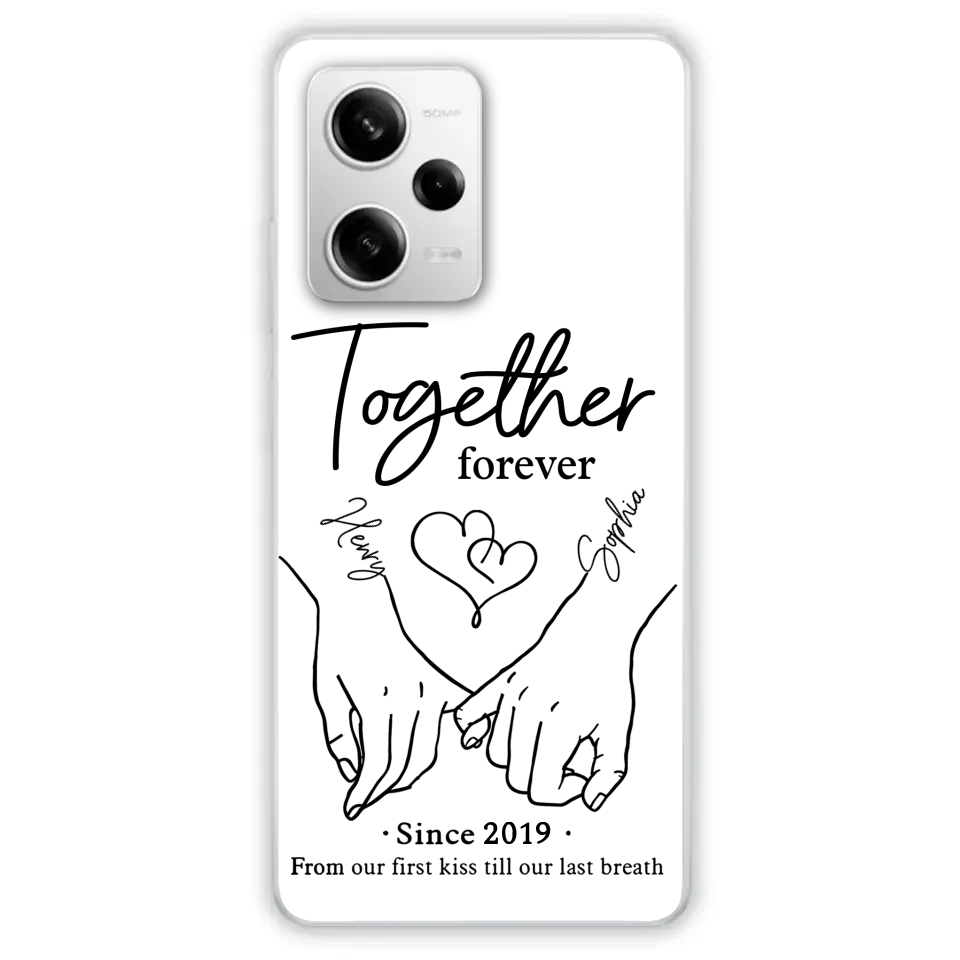 Custom Personalized Couple Phone Case For Xiaomi/ Oppo/ Huawei - Gift Idea For Couple - Together Forever