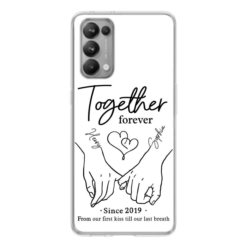 Custom Personalized Couple Phone Case For Xiaomi/ Oppo/ Huawei - Gift Idea For Couple - Together Forever