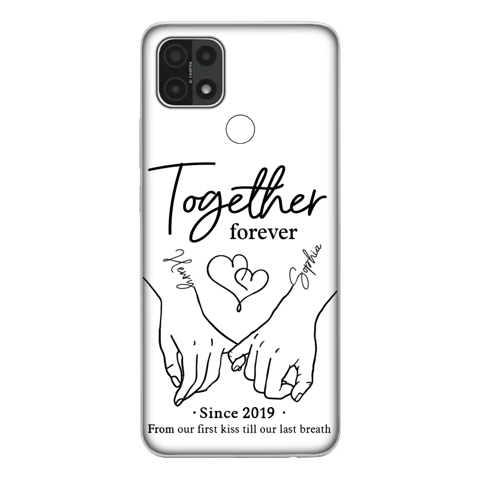 Custom Personalized Couple Phone Case For Xiaomi/ Oppo/ Huawei - Gift Idea For Couple - Together Forever