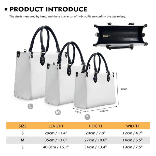 Personalized Witch Leather Handbag with Long Straps - Gift Idea For Witch/Friend