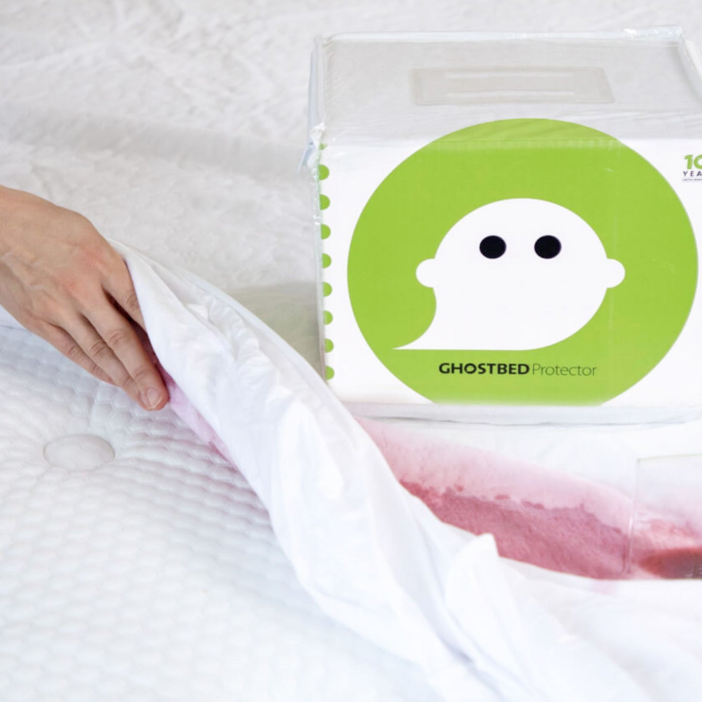 Ghostprotector - Waterproof Mattress Protector With Soft Knit Top And Stay Put Elastic Edges