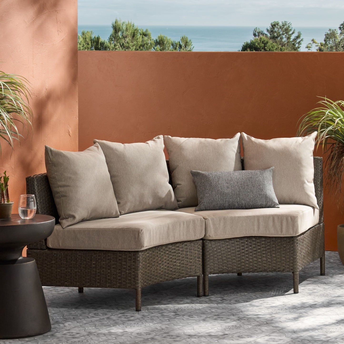 Pt Limon Modern Outdoor Single Sofa