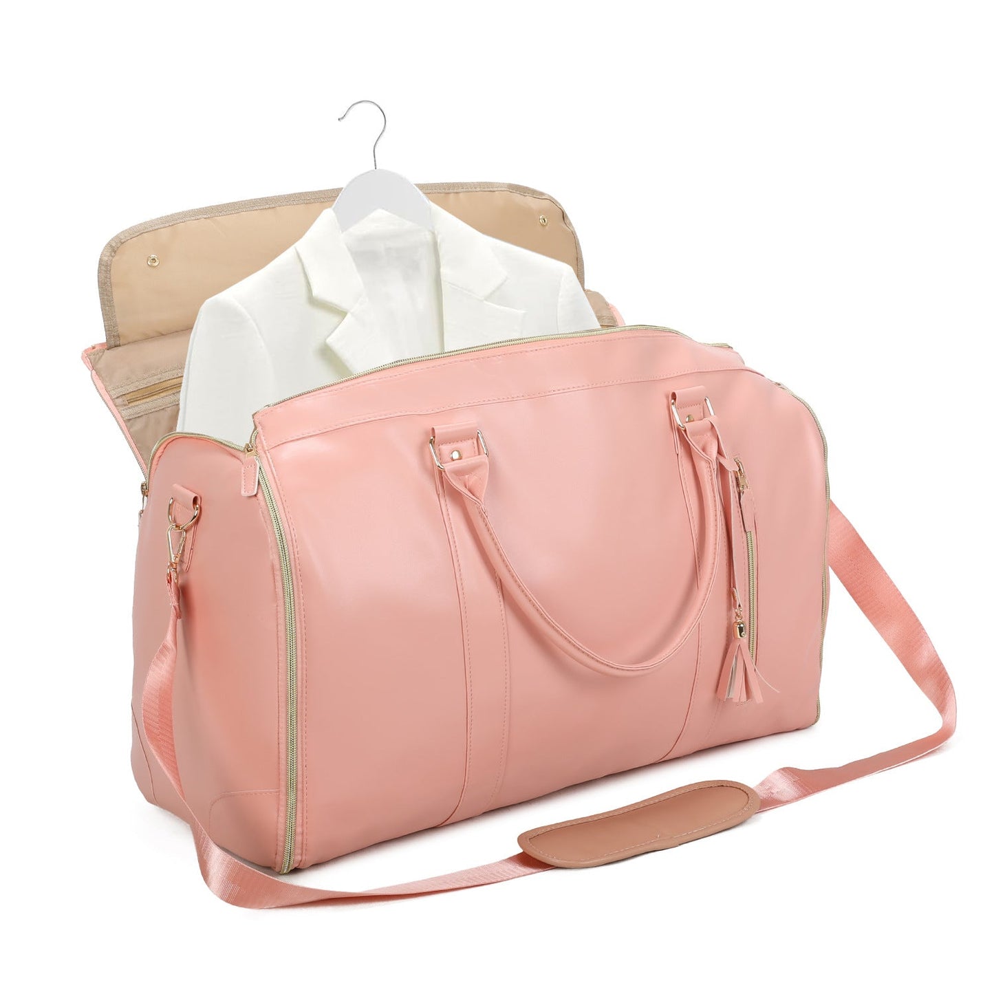 Travel Bag Clothing Storage BagPU Travel Gym Bag Foldable