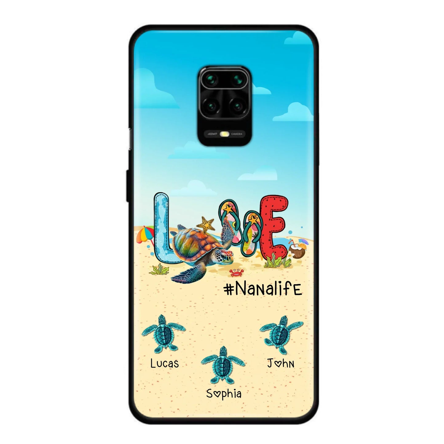 Personalized Grandma Phone Case - Gift Idea For Grandma/Mom - Up to 9 Kids - Case For Xiaomi/Oppo/Huawei - Nanalife