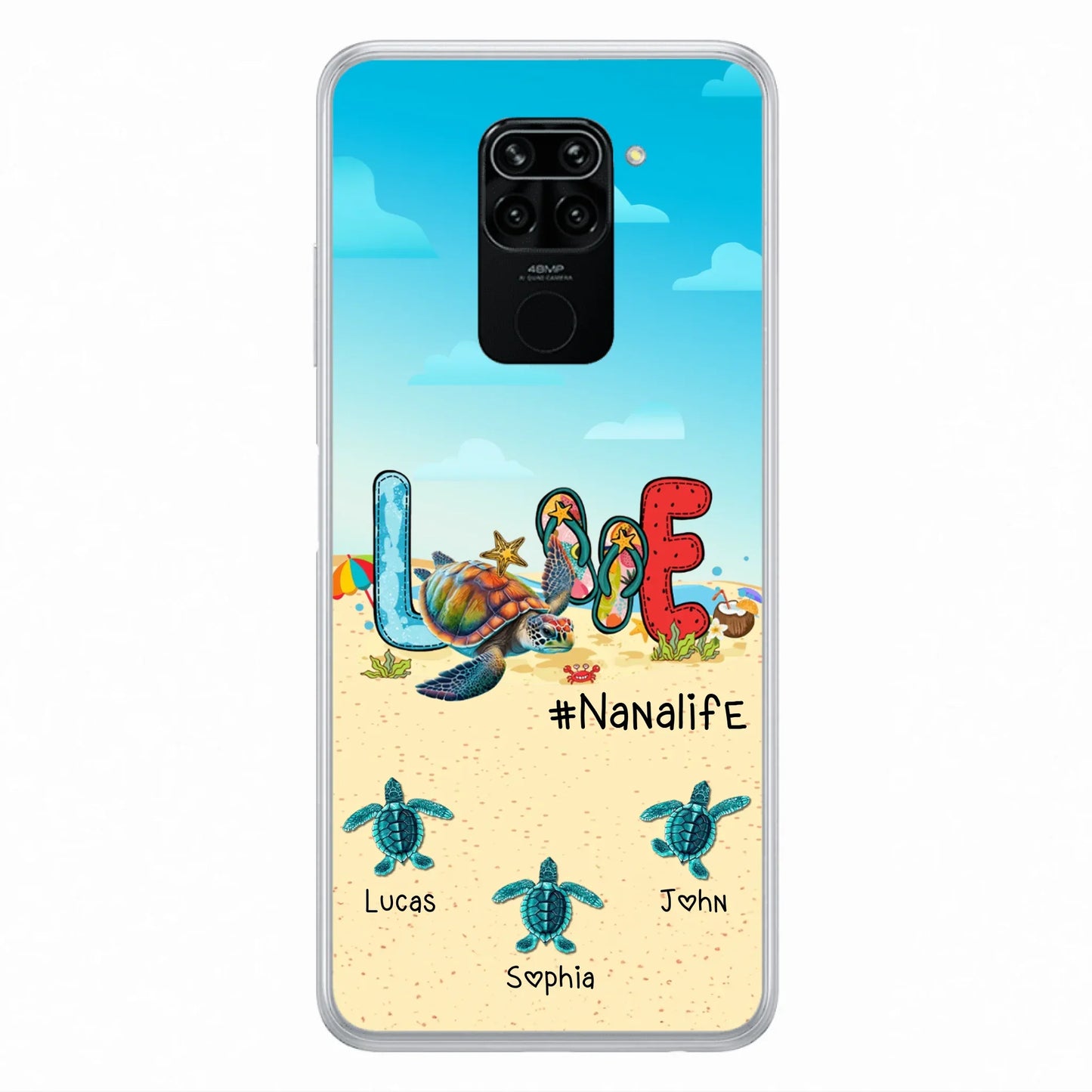 Personalized Grandma Phone Case - Gift Idea For Grandma/Mom - Up to 9 Kids - Case For Xiaomi/Oppo/Huawei - Nanalife
