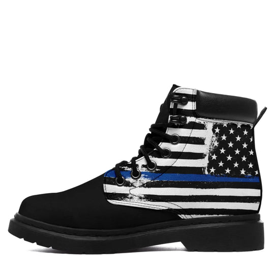 Personalized USA Flag Boots, Custom Patriotic Boots, Stylish and Comfortable Unisex Boots