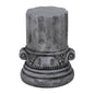 Outdoor End Table, Round Side Table For Patio And Garden - Antique Gray