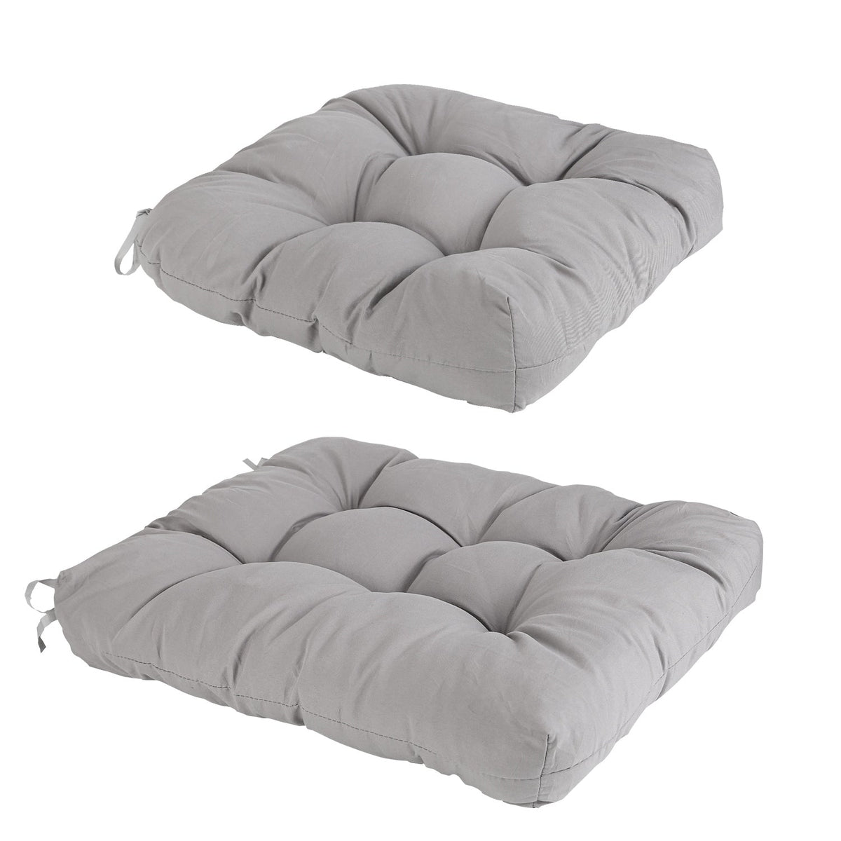 2Pcs Rocking Chair Cushion Upper And Lower Back And Seat Sets with Non-Slip Ties Polyester Fiber Filling Comfortable for Indoor Home Office Car