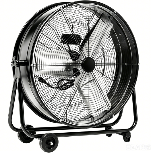 24 Inch Heavy Duty Metal Industrial Drum Fan