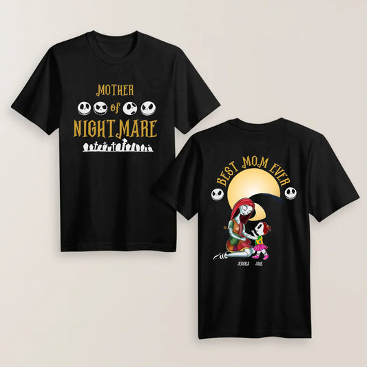 Personalized Mother Of Nightmare T-shirt - Up to 4 Kids’ Names - Best Mom Ever Mother’s Day Gift
