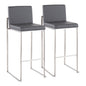 Fuji - Contemporary And Modern Elegance High Back Barstool