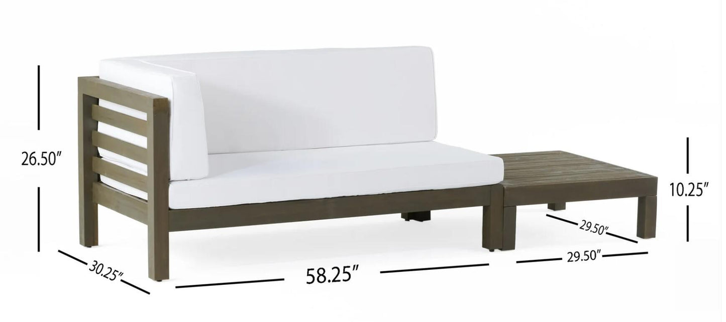 Oana Corner Bench And Coffee Table