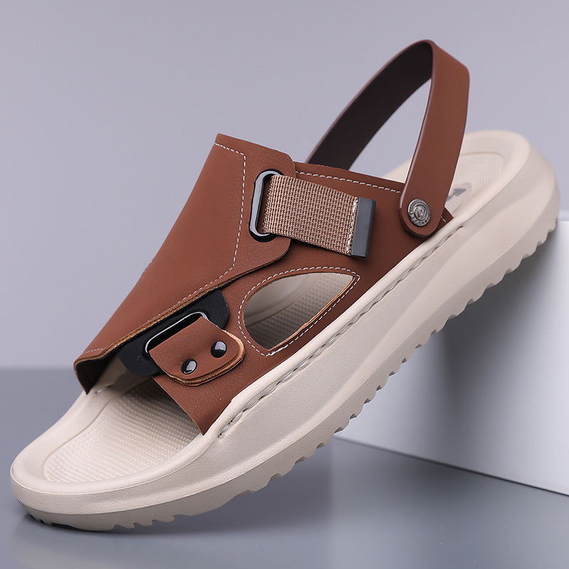 Extra-large Size Sandals For Men Summer New Arrival Soft-soled And Casual