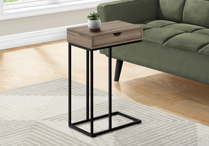 Accent Table, C-Shaped Contemporary & Modern Versatile Design