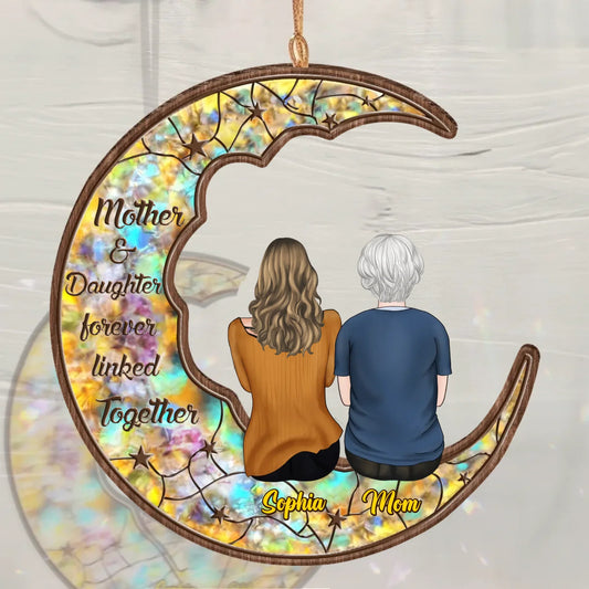 Personalized Mother And Daughter Suncatcher - Mother's Day Gift Idea